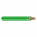Southwire 6 AWG UL THHN Building Wire, Bare copper, 19 Strand, PVC, 600V, Green/Yellow, Sold by the FT 000000000059272501